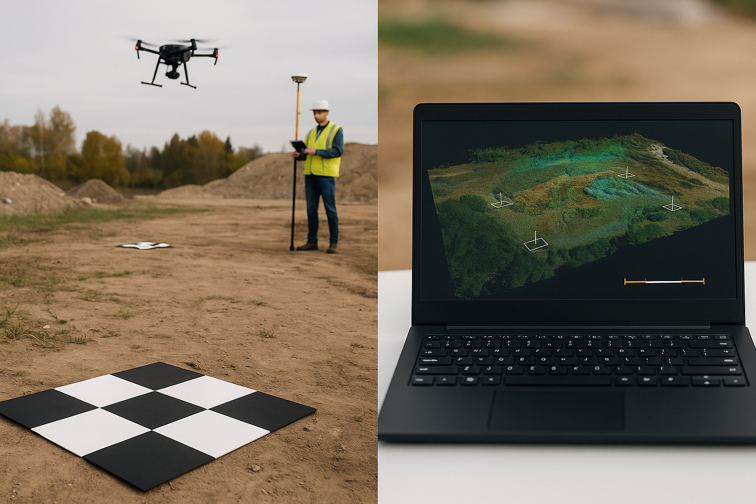 GCP (наземные опорные точки): когда нужны и как сократить их количество без потери точности