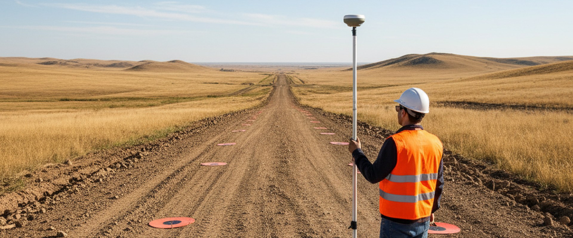 Топосъёмка для проекта автомобильной дороги с БПЛА и GNSS